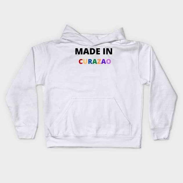 made in curazao Kids Hoodie by Yasdey